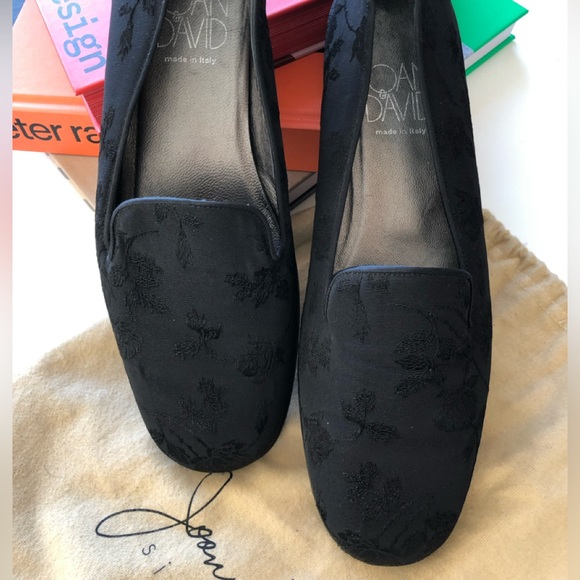 Beautiful Vintage Joan & David / Joan Helpern Signature Shoes, Black 9.5 B - Picture 1 of 13